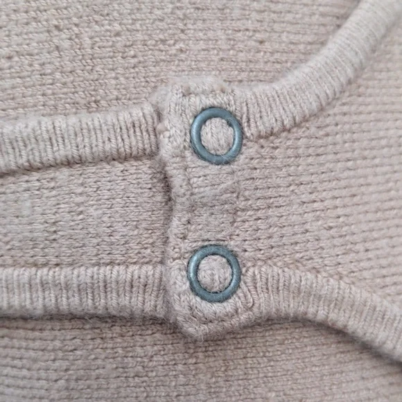 🤎 Abercrombie & Fitch Light Mocha Beige Large Bodysuit with Crisscross Straps - Picture 5 of 5